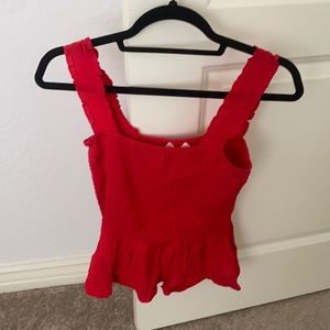 Cute red top